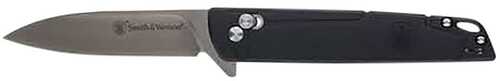 Smith & Wesson Special Ops EDC Folding Knife 3-3/10" Drop Point Blade Black