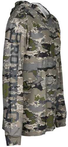 Browning Hooded Long Sleeve Tech Shirt Ovix Camo Xl