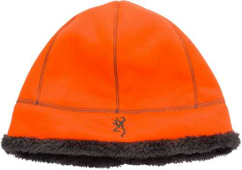 BRN HIGH PILE BEANIE BLAZE/CHARCOAL
