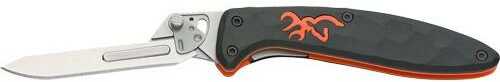 Browning Primal Scalpel 2 3/4" Blade Black And Orange