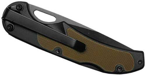 ABKT Elite Mark II Lockback Folding Knife 2-1/2" Drop Point Blade Tan