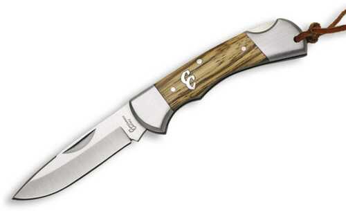 ABKT Cattleman Lockback Sagebrush Folding Knife 3" Drop Point Blade Zebra Wood