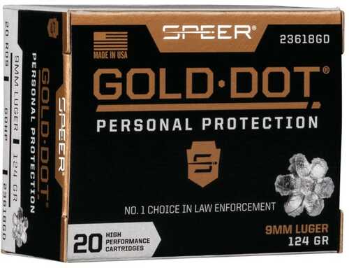 SPEER 9MM 124GR HP 20/BX