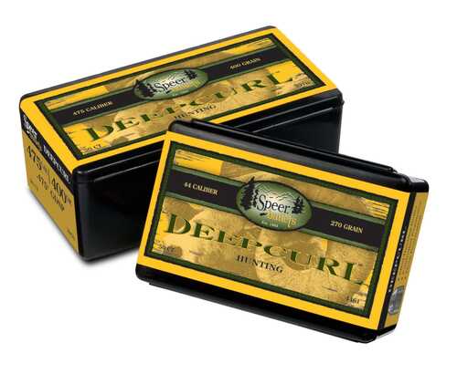 Speer Deep Curl Handgun Hunting Bullets .500 S&W .500" 350 Gr DCSP 50/ct