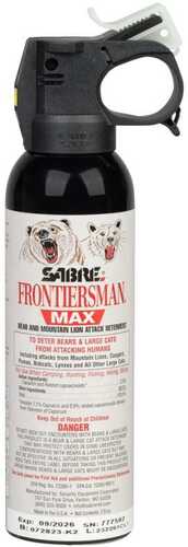Sabre Frontiersman Max Bear And Mountain Lion Spray 7.9 Oz