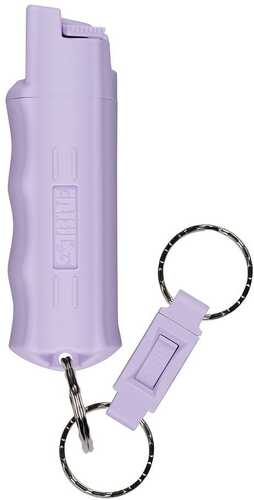 Sabre Pepper Spray With Quick Release Key Ring Lavender Clamshell