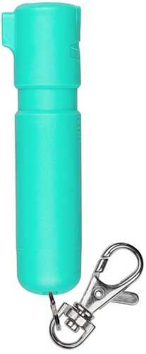 Sabre Mighty Discreet Pepper Spray With Snap Clip Keychain Mint Green Clamshell
