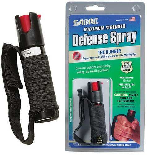 Sabre Runner Defense Spray With Hand Grip