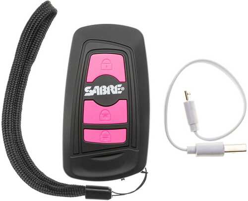 Sabre 1.154 UC Pink Stun Gun + 115 Db Alarm