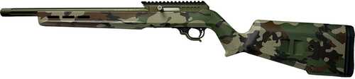TacSol X-Ring VR Rifle .22 LR 10Rd Capacity 16.5" 1/2x28 Threaded Barrel Woodland Camo
