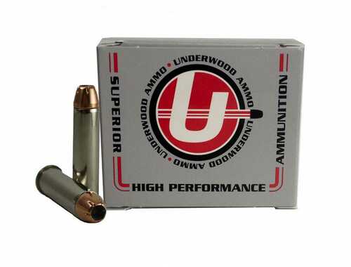 Underwood Ammo XTP Jacketed Hollow Point Handgun Ammunition 357 Mag 158Gr JHP 1500 Fps 20/ct