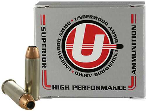 Underwood Hunting & Self Defense Handgun Ammunition .44 Rem Mag 240Gr JHP 1500 Fps 20/ct
