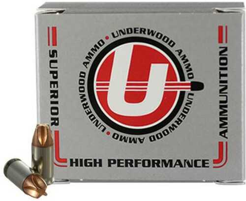 Underwood Xtreme Defender Hunting & Self Defense Handgun Ammunition .380 ACP(+P) 68Gr Solid 1400 Fps 20/ct