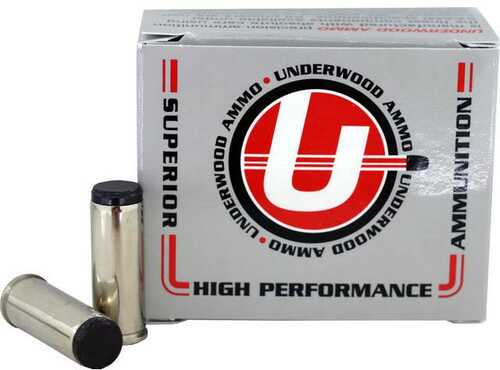 Underwood Ammo Hard Cast Wadcutter Handgun Ammunition 45 Colt 225Gr LWC 1050 Fps 20/ct