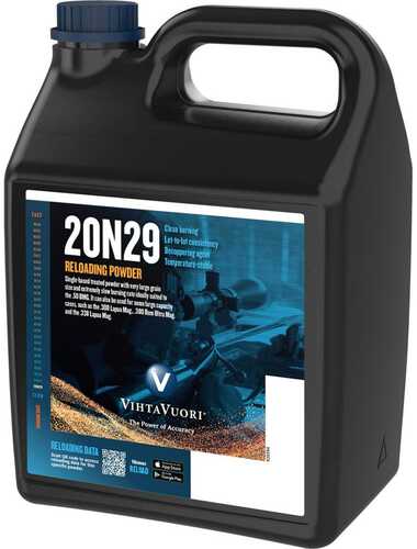 Vihtavuori 20N29 Rifle Powder - 8Lbs