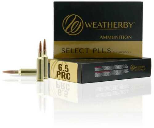 Weatherby Select Plus Rifle Ammunition 6.5 Prc 124Gr Hammer Custom 3100 Fps 20/ct