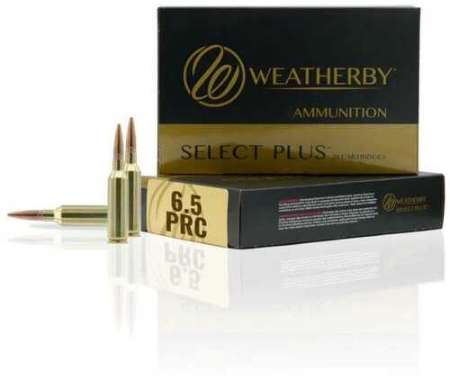 Weatherby Select Plus Rifle Ammunition 6.5 Prc 156Gr Elite Hunter 2850 Fps 20/ct