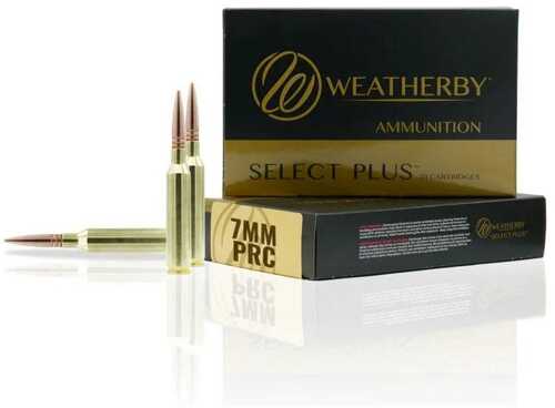 Weatherby Select Plus Rifle Ammunition 7mm Prc 175Gr Elite Hunter 2925 Fps 20/ct