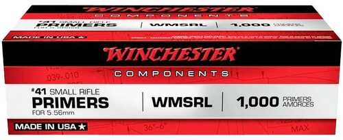 Winchester #41 WMSRL Primers For 5.56 | AR-15 Primers 1000/ct