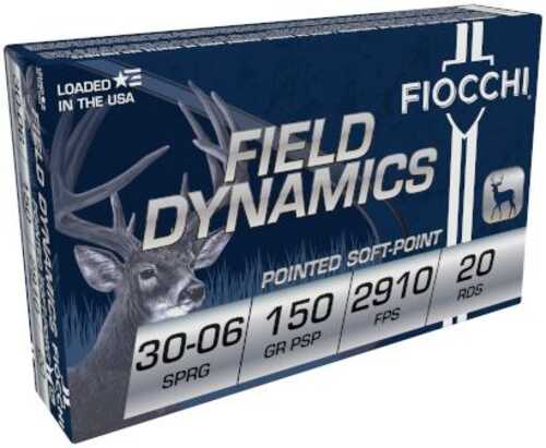 FIOCCHI 30-06SPRFLD 150GR PSP 20/BX