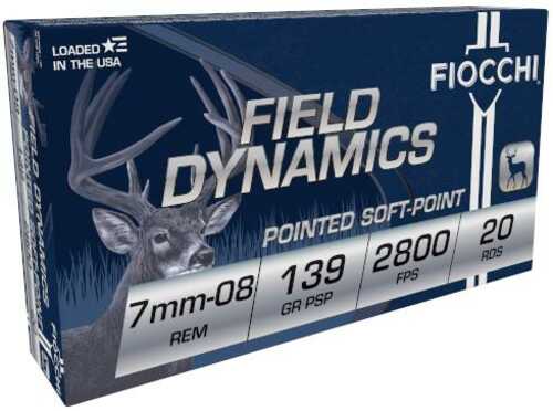 FIOCCHI 7MM-08REM 139GR PSP 20/BX