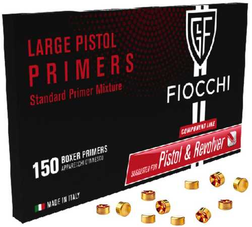 Fiocchi Large Pistol Primers - 1500/ct