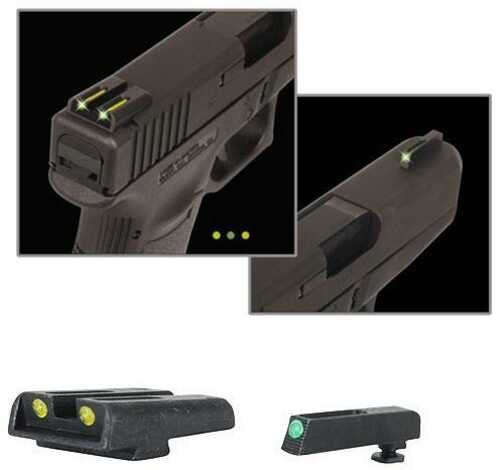 TRUGLO TFO GLOCK LOW SET - YLW RS
