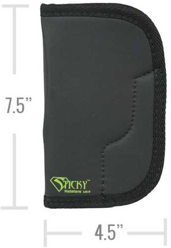 Sticky Holster Lg-5 Large For Revolvers With Up To 4" Barrel Black Ambi