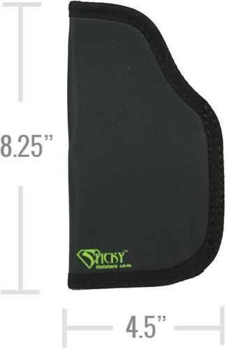 Sticky Holster Lg-6 Long Large For Guns With Up To 5" Barrel Laser Black Ambi