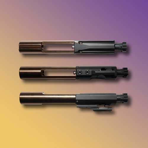 Q AR-15 Bolt Carrier Group Stainless Steel Black Nitride Scar Cut 2-Piece