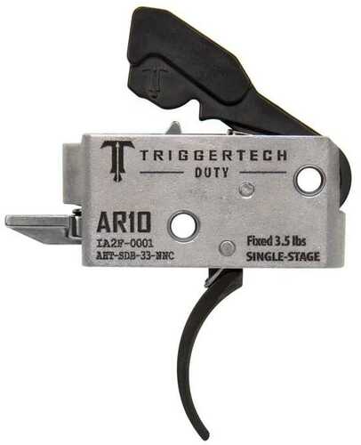 TriggerTech AR-10 Duty Trigger Single-Stage 3.5 Lb Curved Black