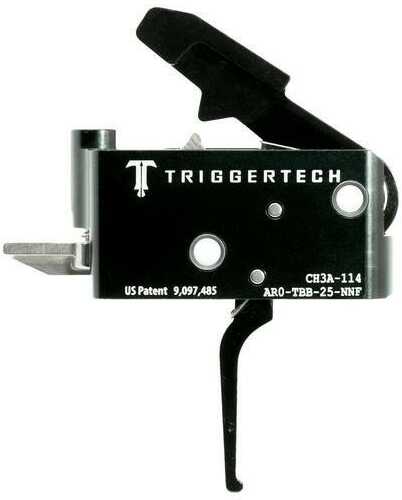 TriggerTech AR15 Black Adaptable Flat 2 Stage Adjustable