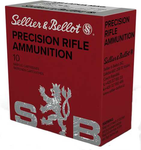 Sellier & Bellot Rifle Ammuntion .338 Lapua Mag 300Gr HPBT 2713 Fps 10/ct