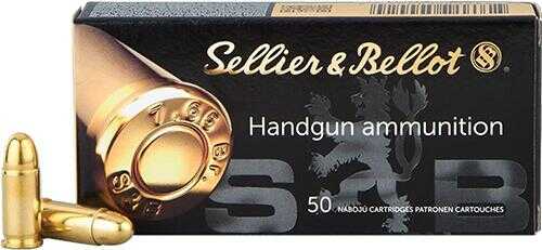 Sellier & Bellot Pistol & Revolver Ammo 9mm Luger 115 Gr FMJ  50/Box