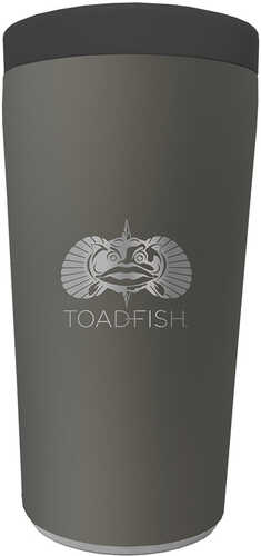 Toadfish Non-tipping Can Cooler 2.0 - Universal Design - Graphite