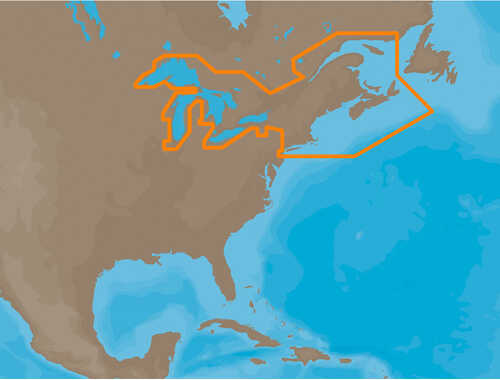 C-MAP MAX NA-M026 - Great Lakes & The Maritimes - SD&trade; Card