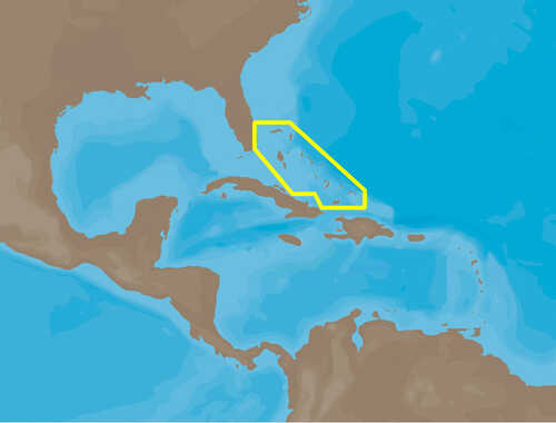C-MAP NT+ NA-C306 - The Bahamas - Furuno FP-Card