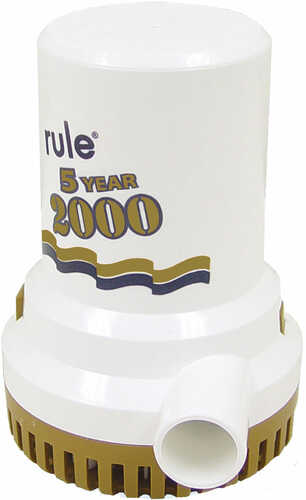 Rule 2000 G.P.H. "Gold Series" Bilge Pump