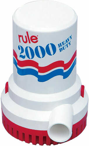 Rule 2000 GPH Non-Automatic Bilge Pump - 32v