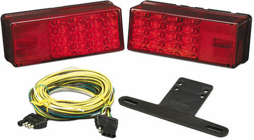 Wesbar 3" x 8" Waterproof LED Over 80" Trailer Light Kit