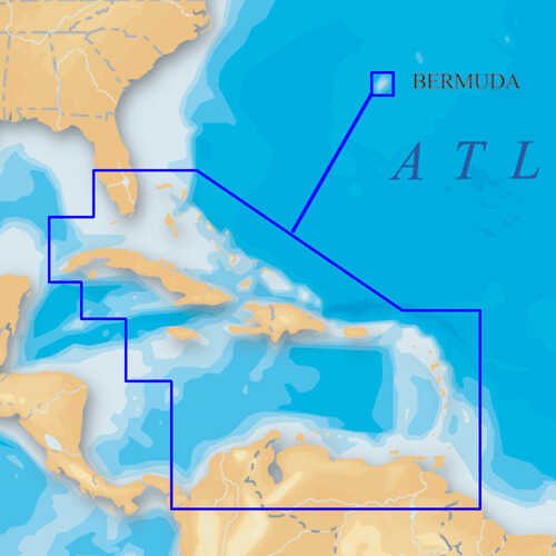 Navionics Platinum+ Caribbean - microSD&trade;/SD&trade;