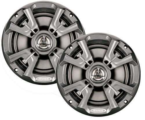 JENSEN MSX60RVR 6.5" High Performance Coaxial Speaker - (Pair) Silver