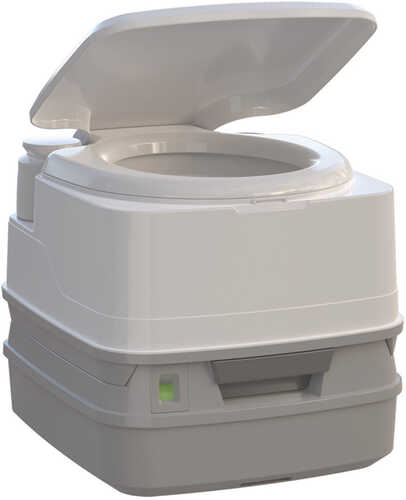 Thetford Porta Potti 260P MSD Marine Toilet with Piston Pump, Level Indicator, and Hold-Down Kit