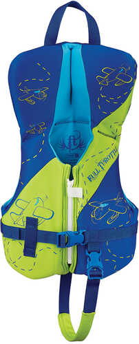 Full Throttle Infant Hinged Rapid-Dry Flex-Back Vest Green