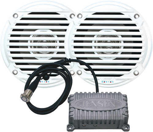 JENSEN CPM50 Bluetooth Amplifier Package w/JAHD240BT 80W 2-Channel & MS5006 5" Speakers