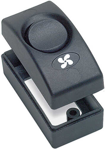 Marinco Countour 1100 Series Single Interior Switch - On/Off - Black