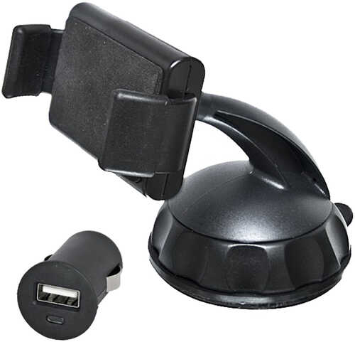 Bracketron Twist N Grip w/USB Socket Charger