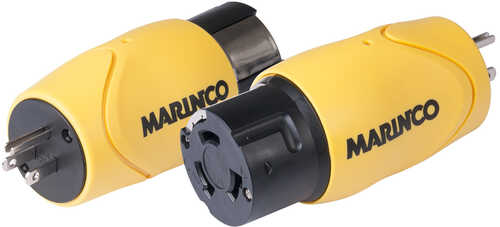Marinco Straight Adapter - 15A Male Blade to 50A 125/250V Female Locking