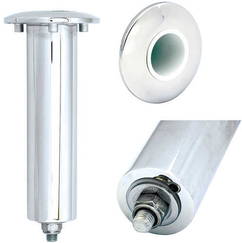 Tigress Blind Mount Round Head Swivel Base Rod Holder - 0° - 9"