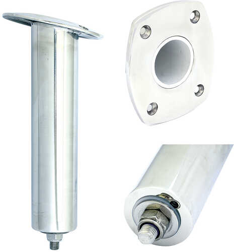 Tigress 4 Hole Swivel Rectangular Head Rod Holder - 15° - 10-1/2"